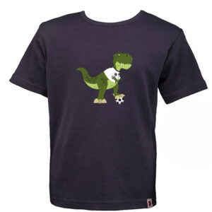 Aus unserer Fantishirt-Kollektion - ´Fussball-Dino´ Motivshirt für Kinder
