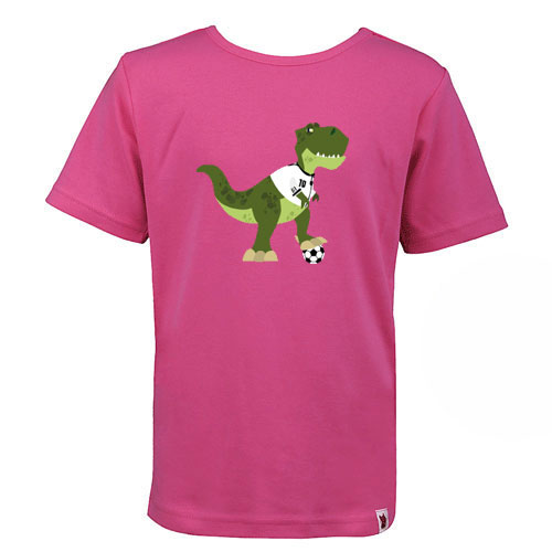 Aus unserer Fantishirt-Kollektion - ´Fussball-Dino´ Motivshirt für Kinder – Bild 4