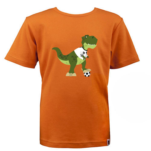 Aus unserer Fantishirt-Kollektion - ´Fussball-Dino´ Motivshirt für Kinder – Bild 7