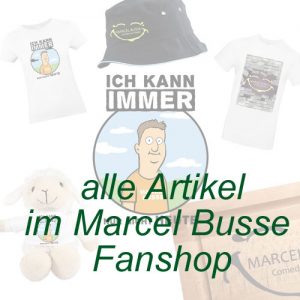 Marcel Busse - Comedy live erleben - alle Fanartikel