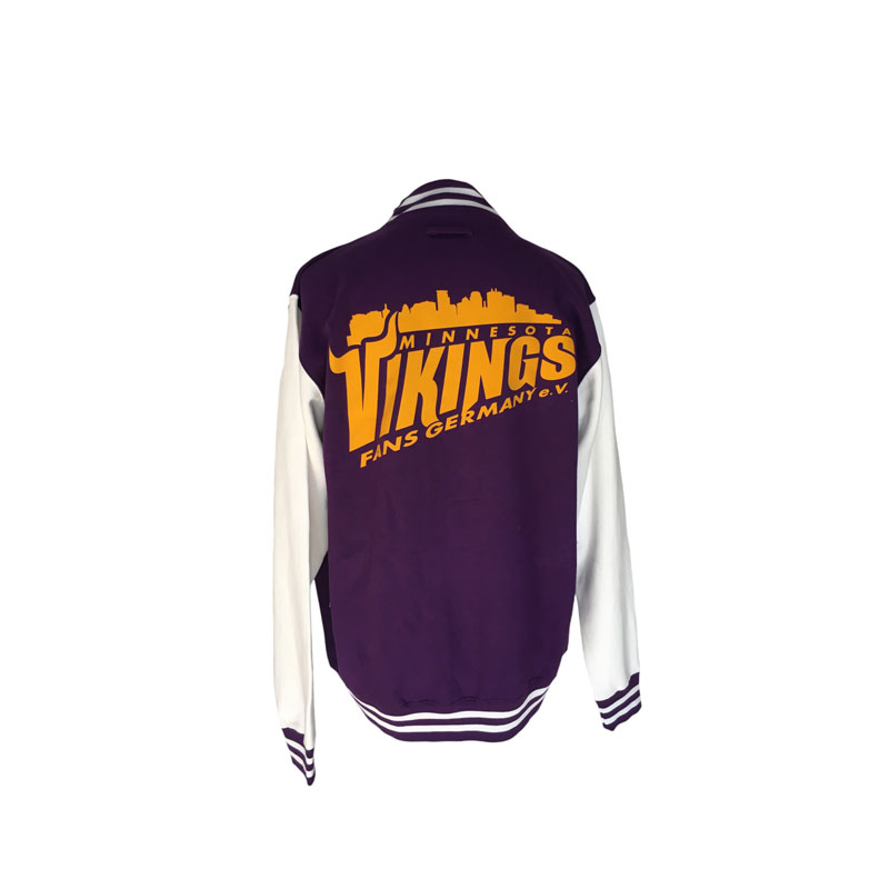 Minnesota Vikings Fans Germany e.V. - College-Sweatjacke in purple-white (ohne Mitgliedsnummer) – Bild 3