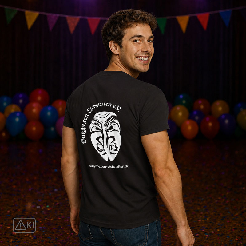 T-Shirt für die Herren bzw. Unisex-Variante der Burghexen Eichstetten e.V. – Bild 3