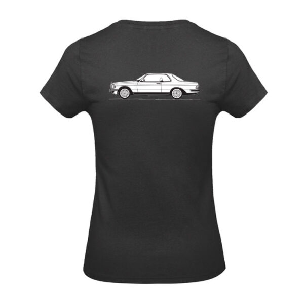 Damen Team-T-Shirt Rundhals mit Mercedes Benz W123 Club e.V.-Logo – Bild 12