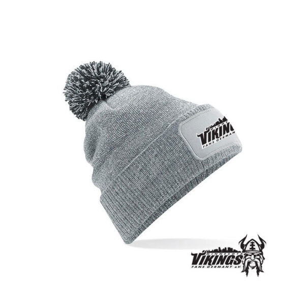 Beanie mit Bommel mit Skyline-Logo der Minnesota Vikings Fans Germany