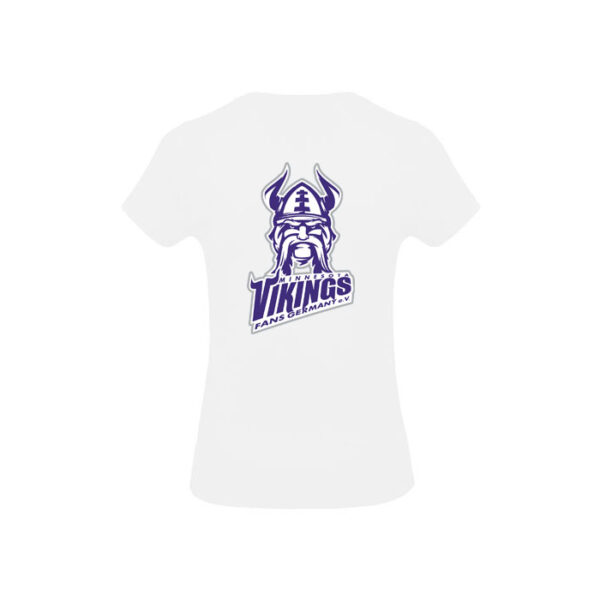 Damen Team-T-Shirt Rundhals mit Motiven der Minnesota Vikings Fans Germany