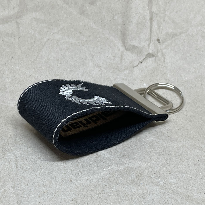 Edler Schlüsselanhänger mit Logostickerei Schwarze Ritter zu Kaltenberg