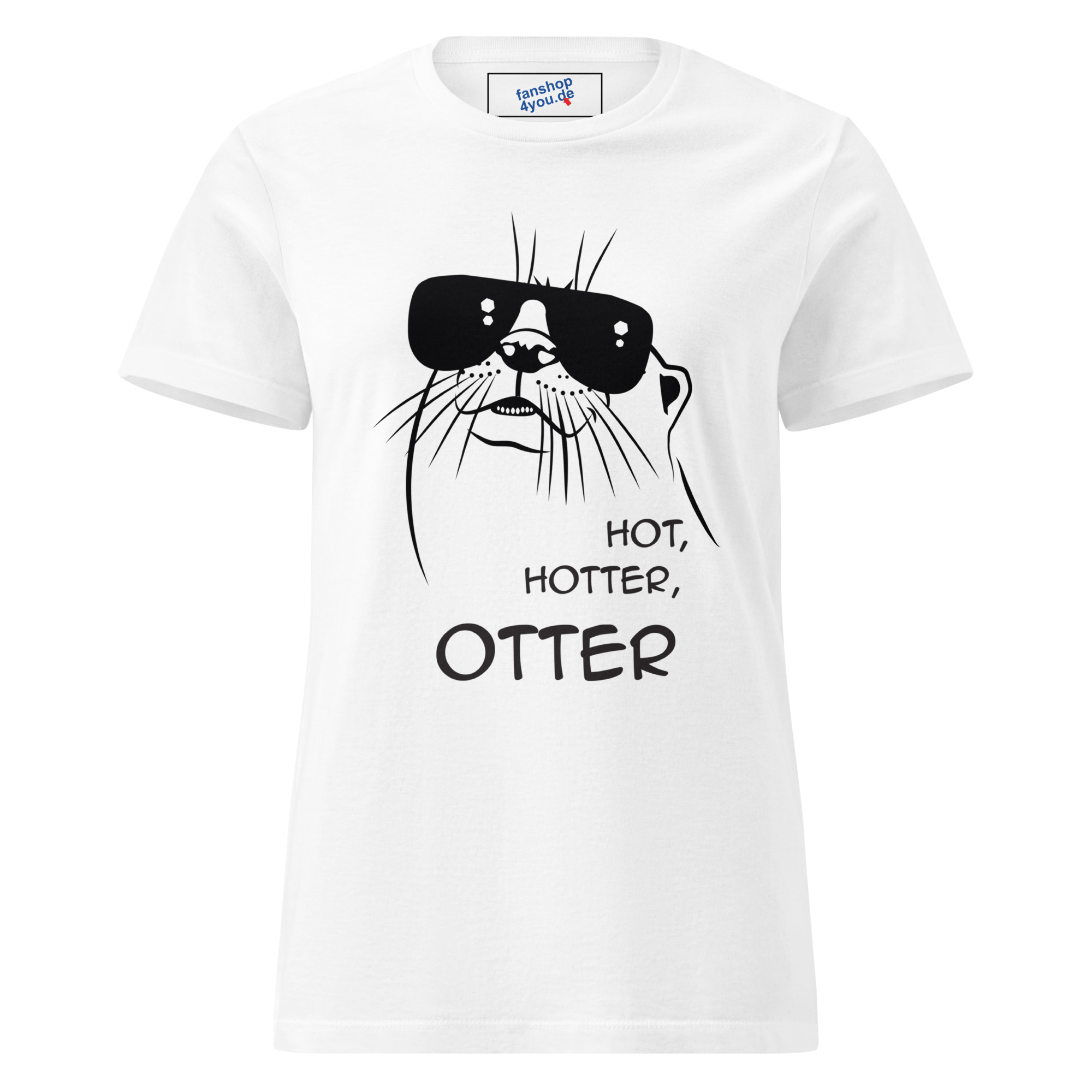 Hotter Otter T-Shirt für Ladys – Bild 3