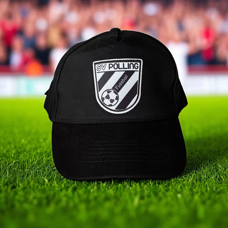 Baseball-Cap mit gebogenem Schirm und SV-Polling-Logopatch – Bild 2