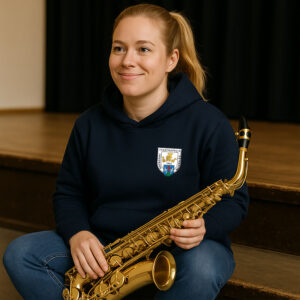 Influence Hoodie mit Stickpatch mit dem Logo der Stadtkapelle Friedberg e.V. - Initialien oder Name optional (Kopie)