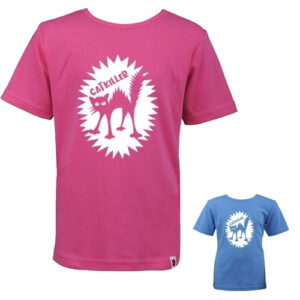 Faschingsfreunde Zusamzell-kids-T-Shirt kurzarm mit Vereinsmotiv vorne und Logosilhouette auf Rücken