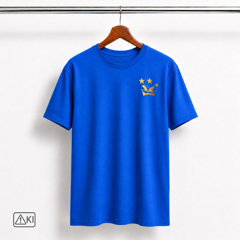 Anderbecker Carnevalsclub Blau-Gold e.V.-Herren-T-Shirt mit individuellem Vereinsdesign - Drucke nur brustseitig und Rücken