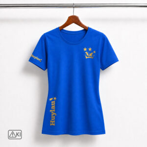 Anderbecker Carnevalsclub Blau-Gold e.V.-Damen-T-Shirt mit individuellem Vereinsdesign