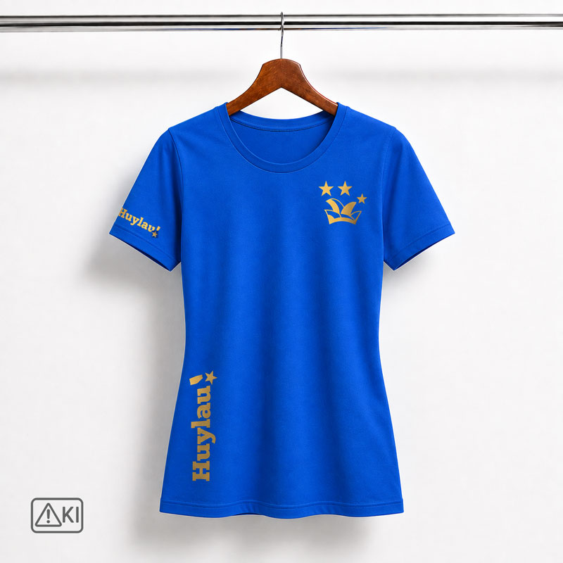Anderbecker Carnevalsclub Blau-Gold e.V.-Damen-T-Shirt mit individuellem Vereinsdesign
