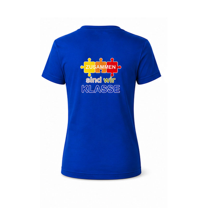 Damen T-Shirt mit mit Logo und Schulslogan der Grundschule Mering Luitpoldstraße - Name optional – Bild 7