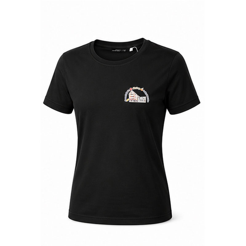 Damen T-Shirt mit mit Logo und Schulslogan der Grundschule Mering Luitpoldstraße - Name optional – Bild 4