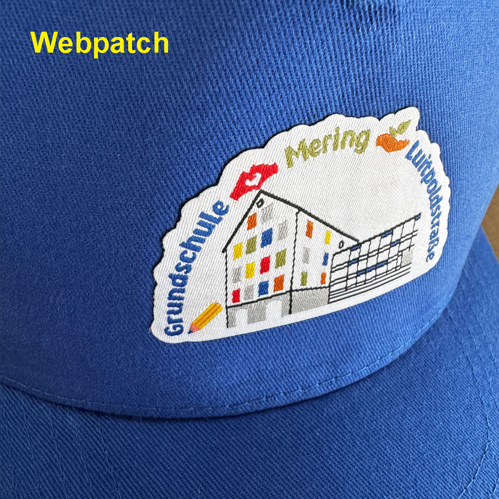 Kids-Cap mit Logo der Grundschule Mering Luitpoldstraße – Bild 2