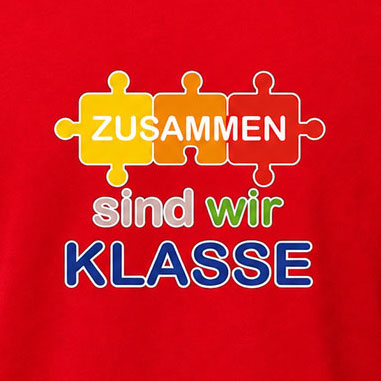 Damen T-Shirt mit mit Logo und Schulslogan der Grundschule Mering Luitpoldstraße - Name optional – Bild 9